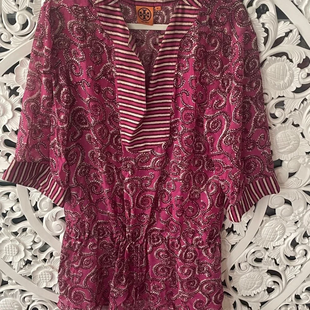 Tory Burch Short Kaftan - Picture 1 of 6